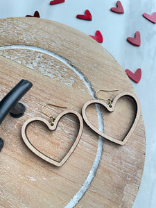 Heart Wooden Hoops