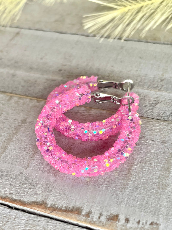 Halo Hoops - Bubblegum Pink