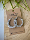 Halo Hoops - Silver Grey