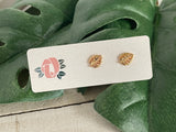 Monstera Leaf Studs