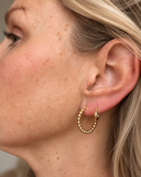 Goldie Dot Hoops