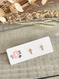Divine Sparkle Cross Studs