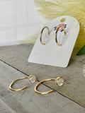 Gold Loop Hoops