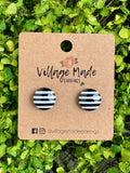 NE Stripes Studs