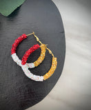 Halo Hoops - Red/White/Gold