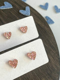 Pixie Rose Glitter Hearts