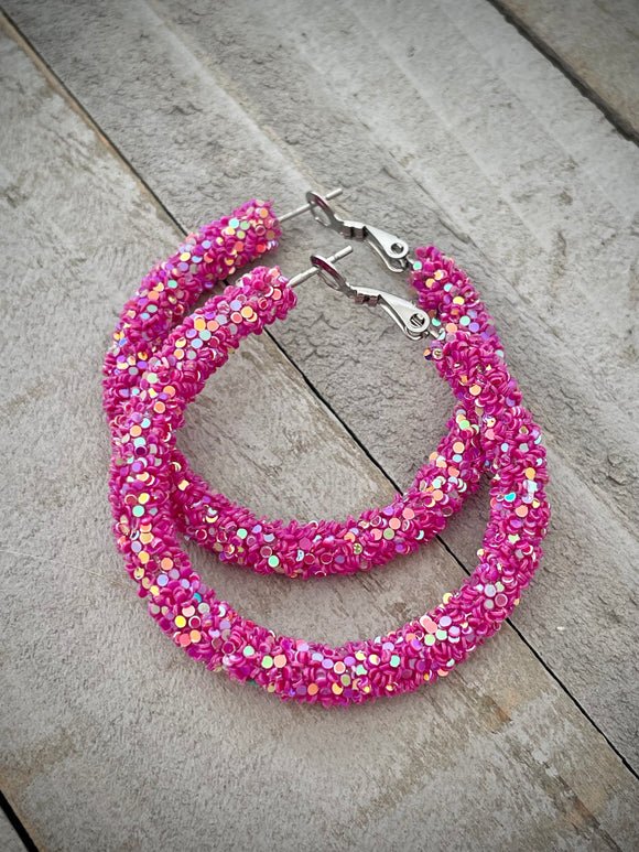 Halo Hoops - Deep Fuchsia