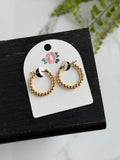 Goldie Dot Hoops