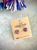 USA Glitter Studs (10mm)