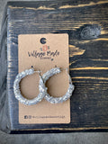 Halo Hoops - Silver Grey