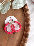 Halo Hoops - Hot Coral