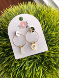 Letter Charms - Smooth Gold