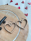 Heart Wooden Hoops