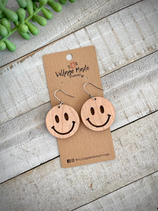 Wooden Happy Face