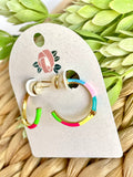 Neon Pop Hoops