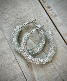 Halo Hoops - Silver Grey