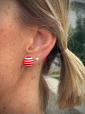NE Stripes Studs