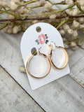 Bare Gold Hoops