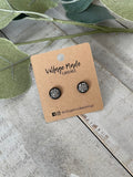 Gunmetal Sparkle Studs